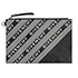 Givenchy Black/White Large Logo print Pouch NED0149, front view